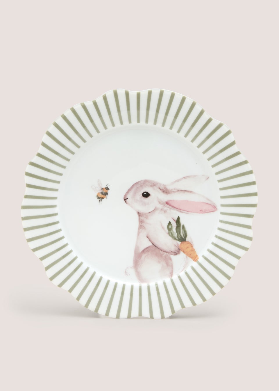 Rabbit Scalloped Dinner Plate