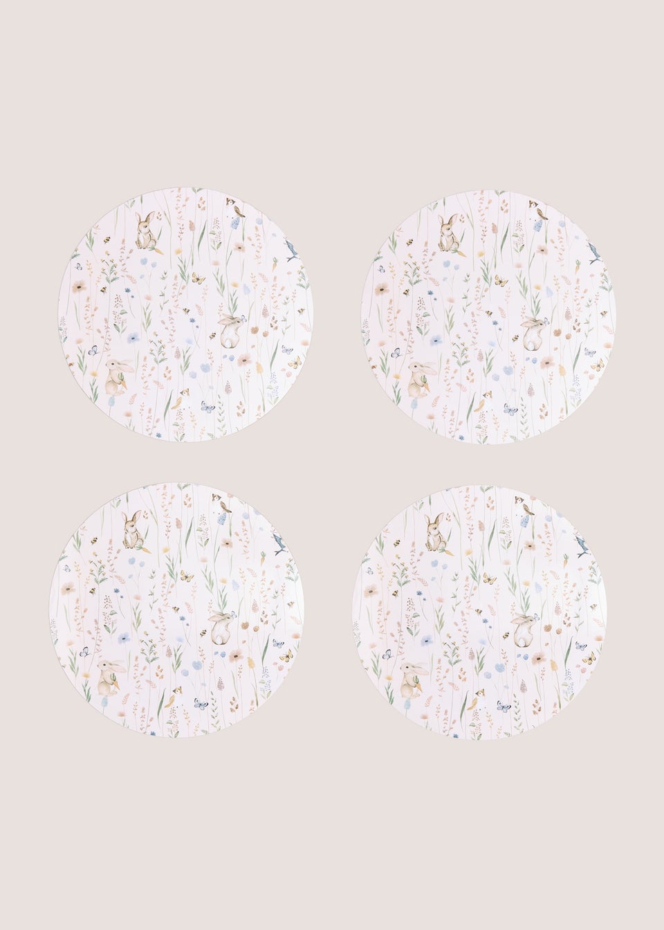 4 Pack Rabbit Placemats