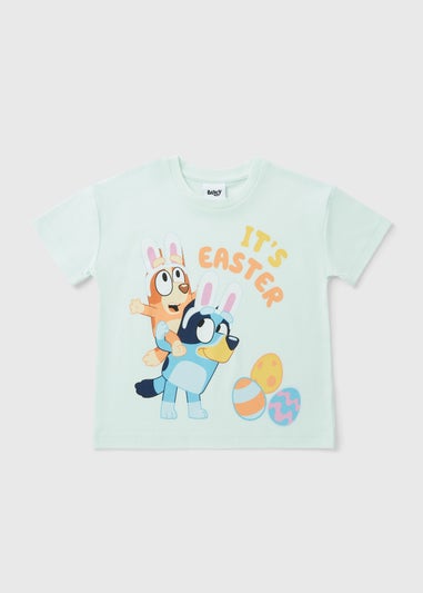 Bluey Boys Green Easter T-Shirt (1-7yrs)