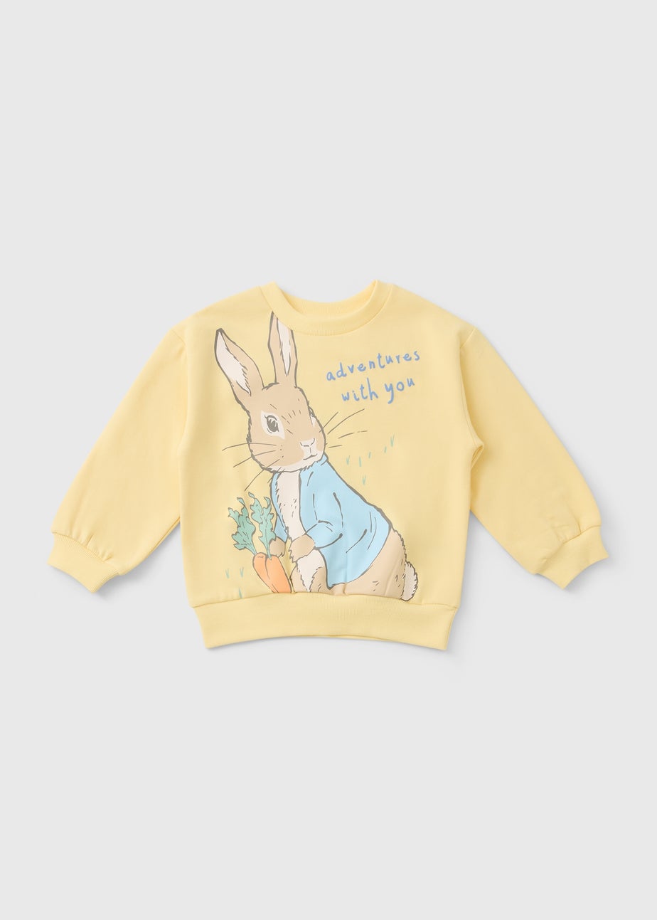 Peter Rabbit Kids Yellow Sweatshirt (1-6yrs)