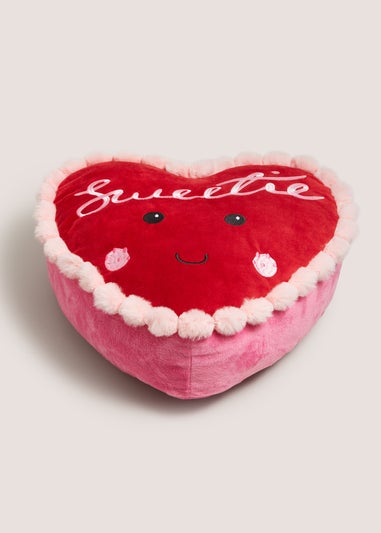 Red Sweetie Heart Shaped Cushion