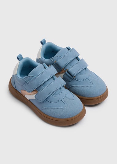 Girls Blue Suede Trainers (Younger 4-12)