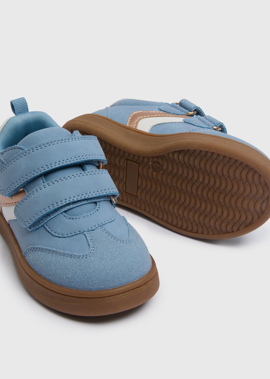 Girls Blue Suede Trainers (Younger 4-12)