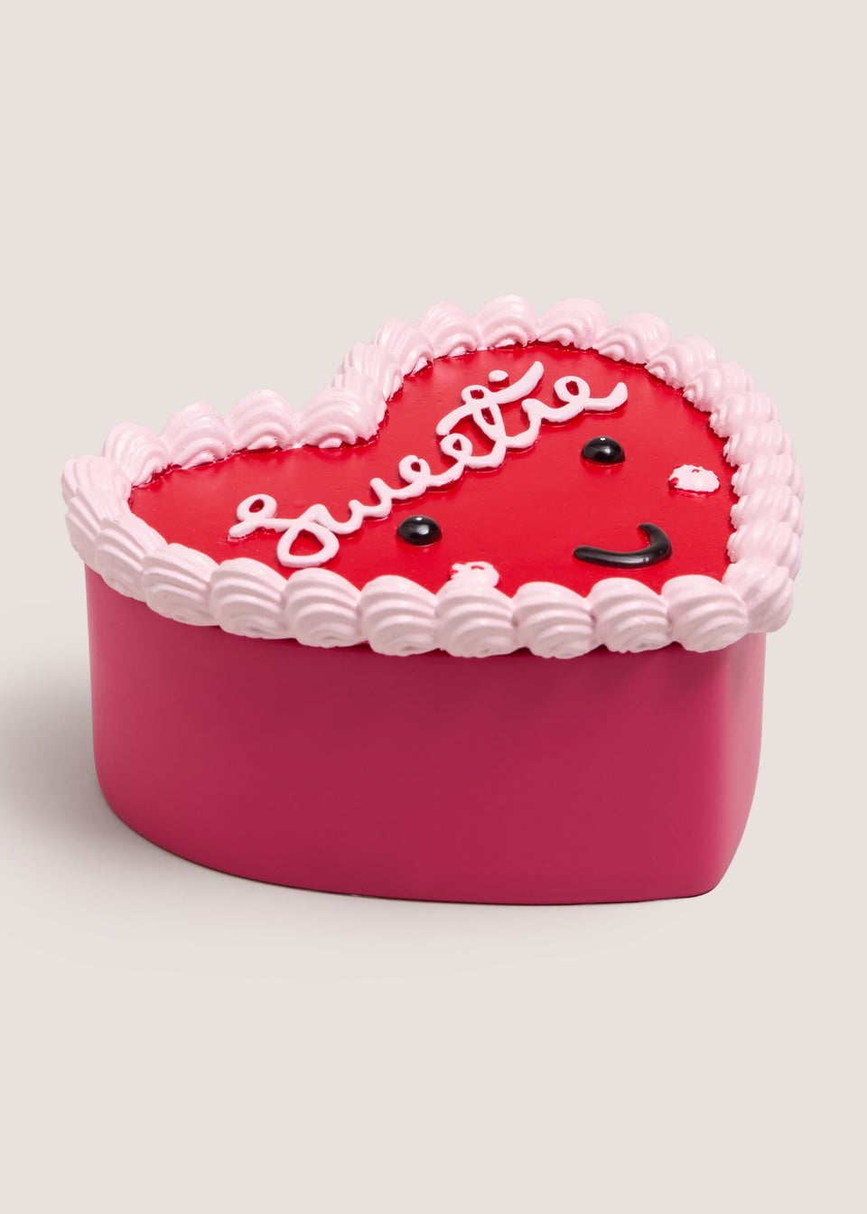 Red Valentines Heart Trinket Box