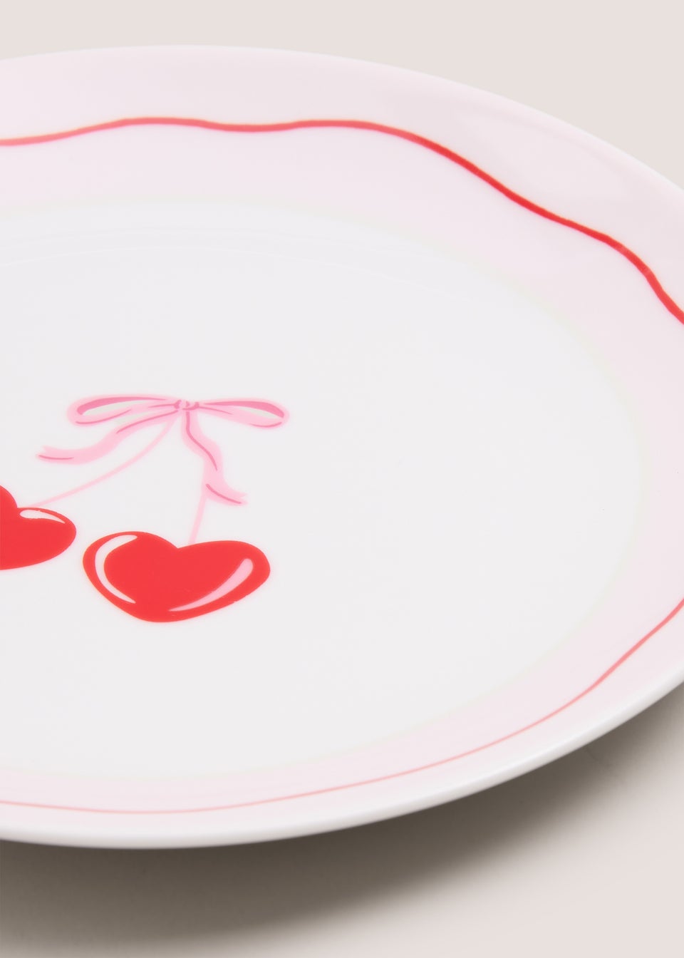 Heart Cherry Side Plate