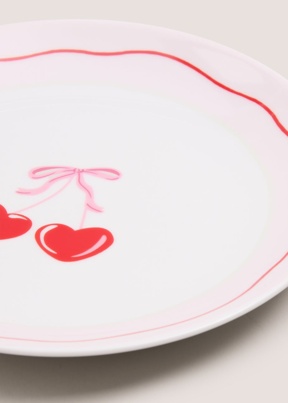 Heart Cherry Side Plate