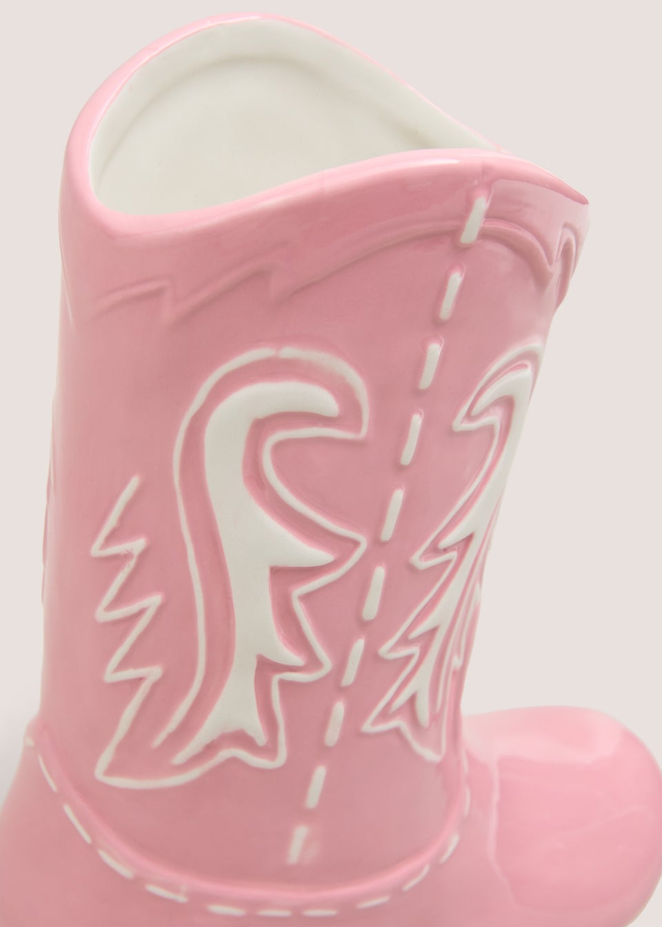 Pink Cowboy Boot Vase