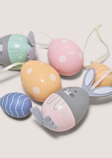 15 Pack Easter Bunny Hanging Decorations
