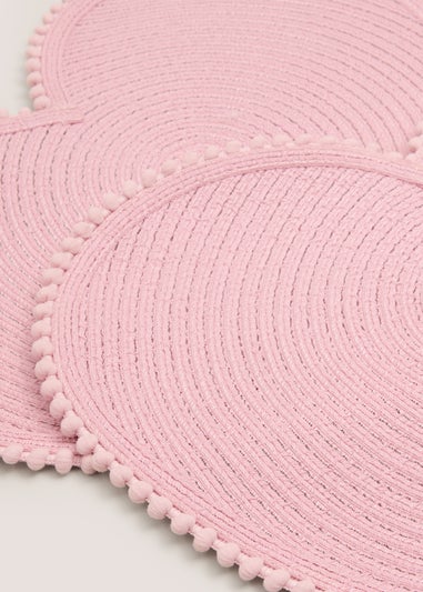 2 Pack Heart Shape Placemats