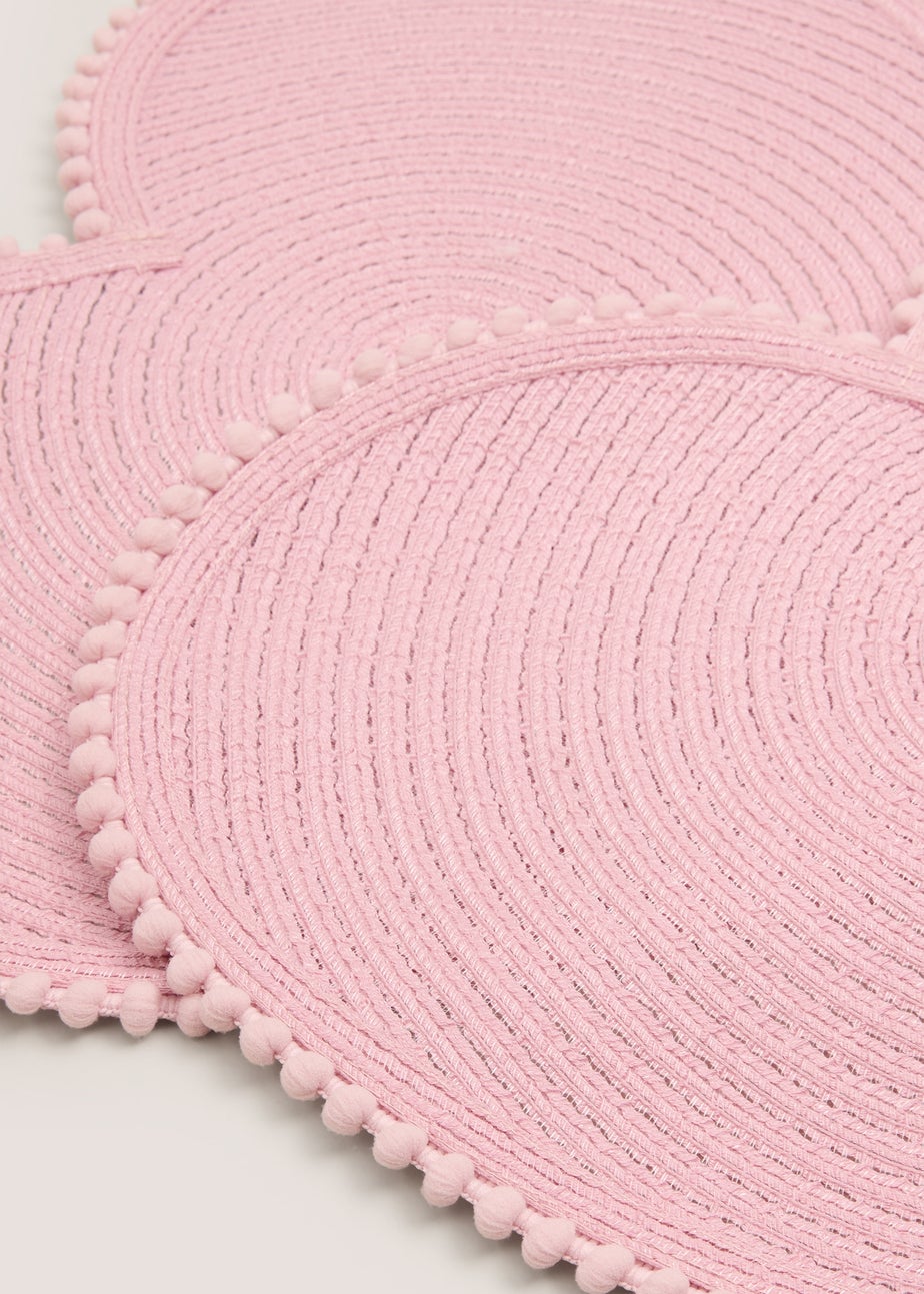 2 Pack Heart Shape Placemats