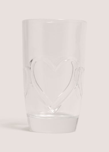 Heart Glass Tumbler