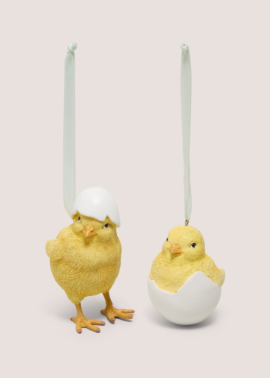 2 Pack Chicks Hanging Decorations