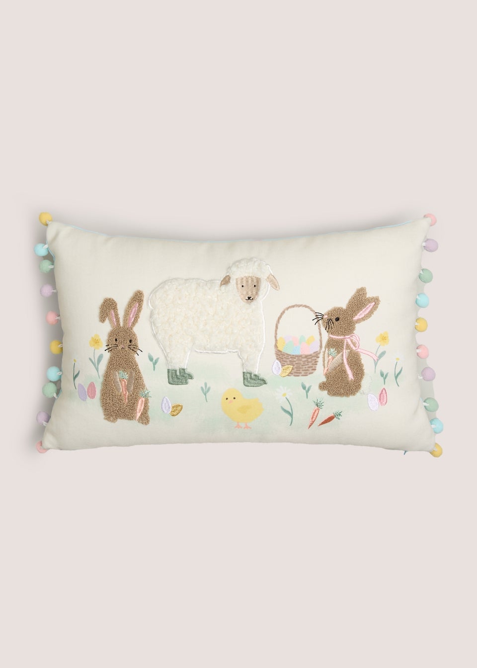 Cream Easter Bunny Cushion