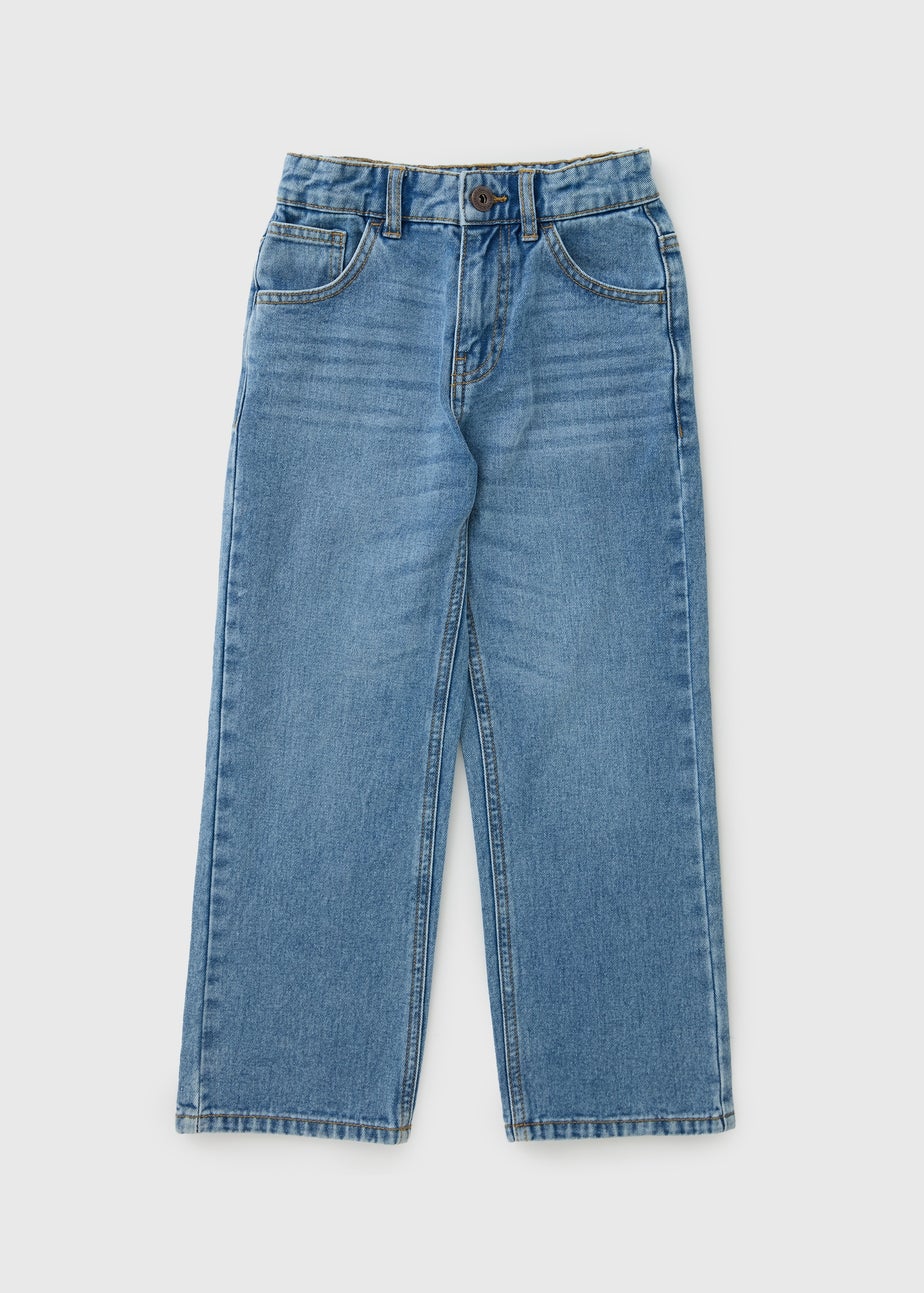 Boys Lightwash Relaxed Fit Jeans (7-15yrs)