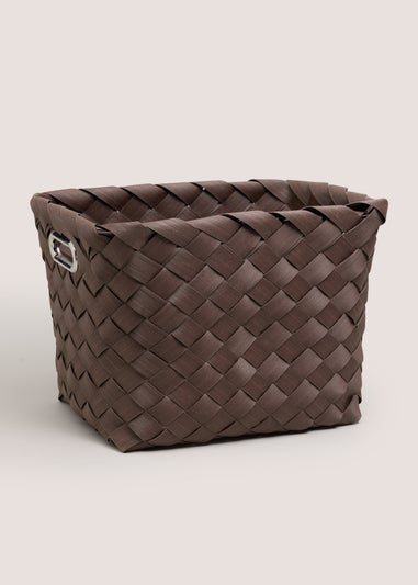 Chocolate Brown Woven Basket