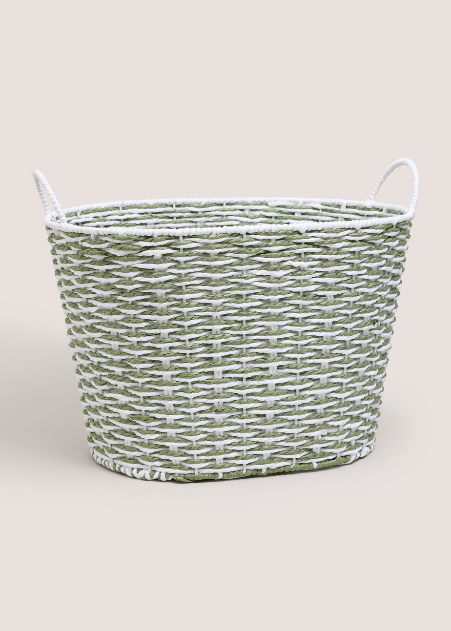Green Twist Basket