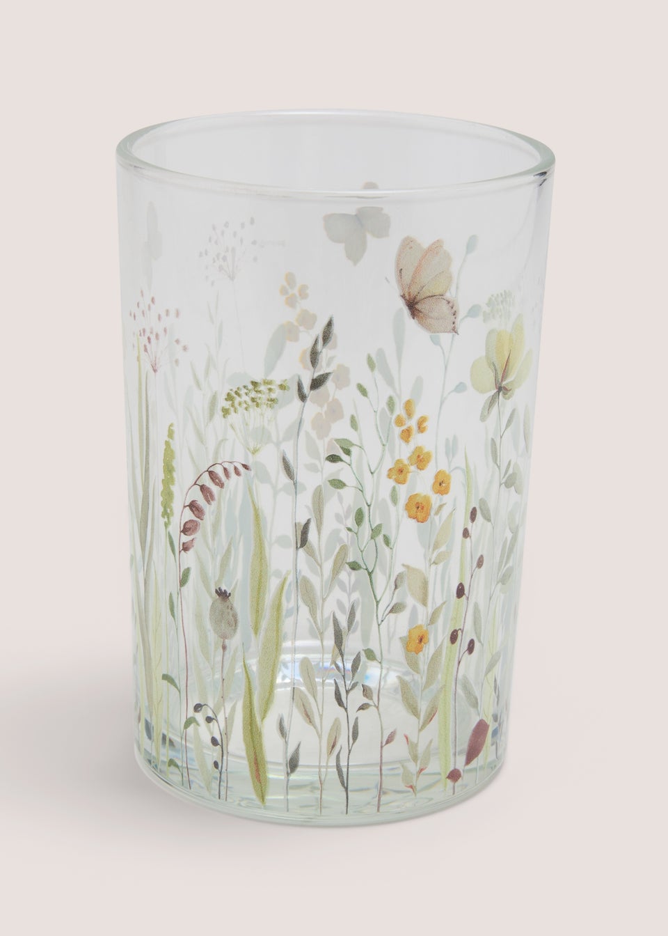 Floral Print Candle Holder
