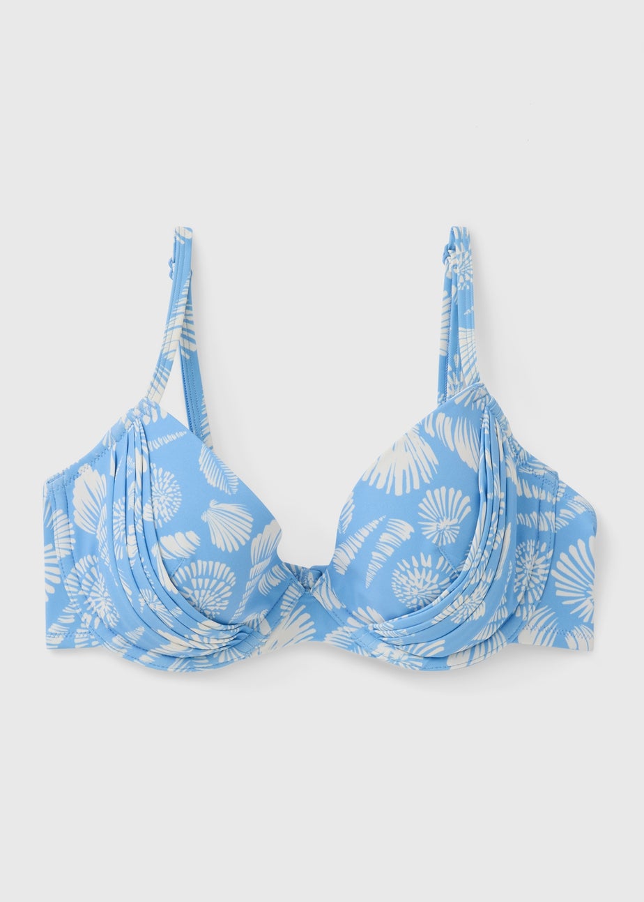 Blue Shell Underwired Bikini Top