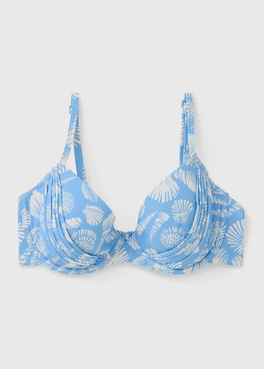 Blue Shell Underwired Bikini Top