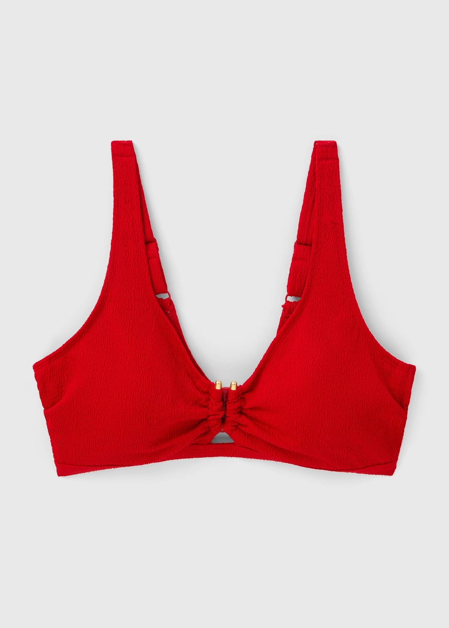 DD+ Red Hardware Bikini Top