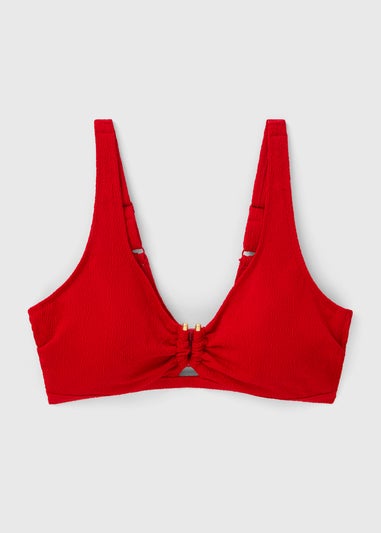 DD+ Red Hardware Bikini Top