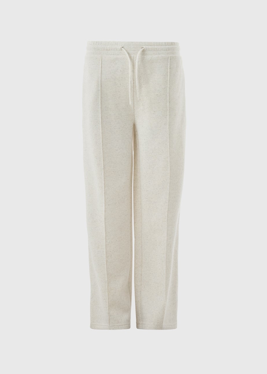 Cream Co Ord Wide Leg Trousers