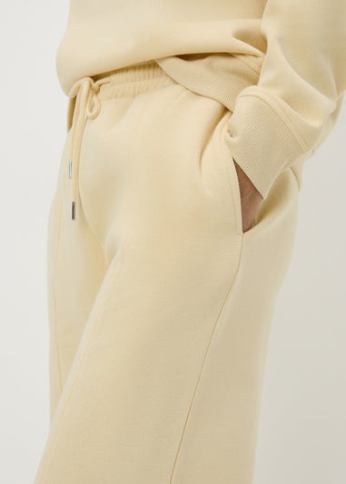 Buttermilk Wide Leg Co Ord Jogging Bottoms