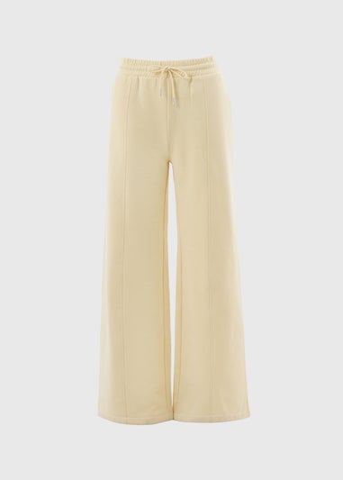 Buttermilk Wide Leg Co Ord Jogging Bottoms