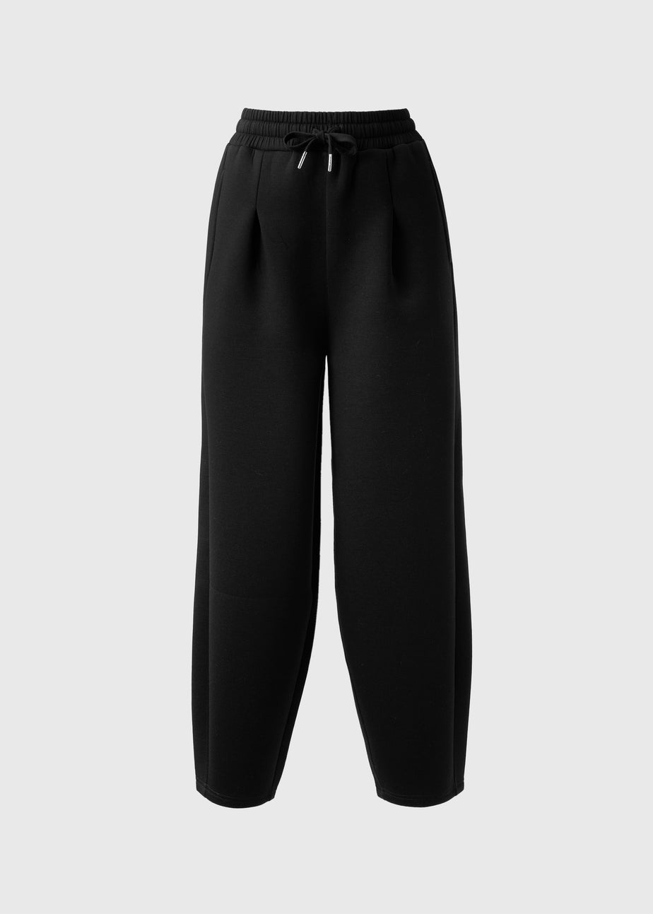 Black Scuba Barrel Jogging Bottoms