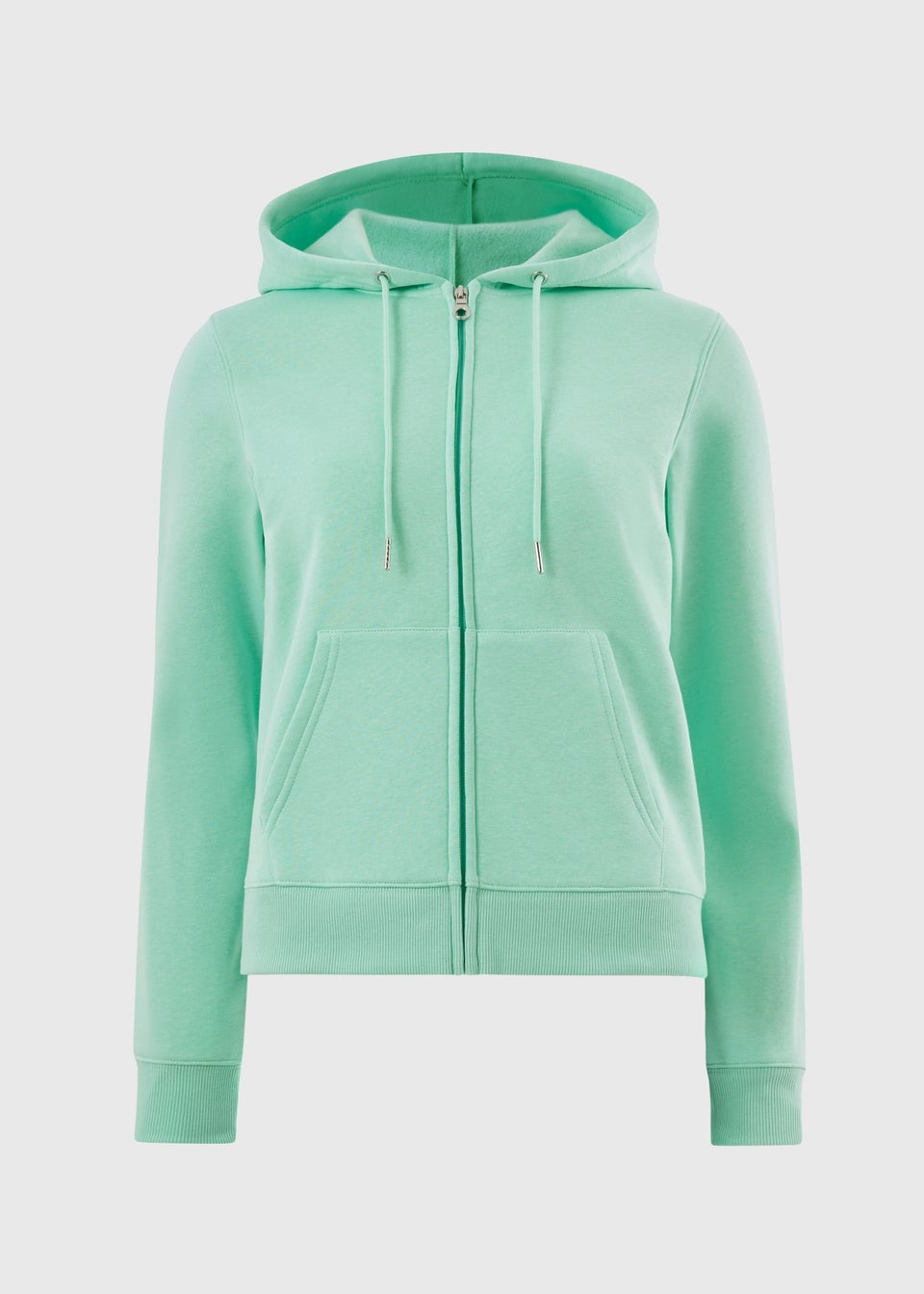 Green Zip-Up Hoodie