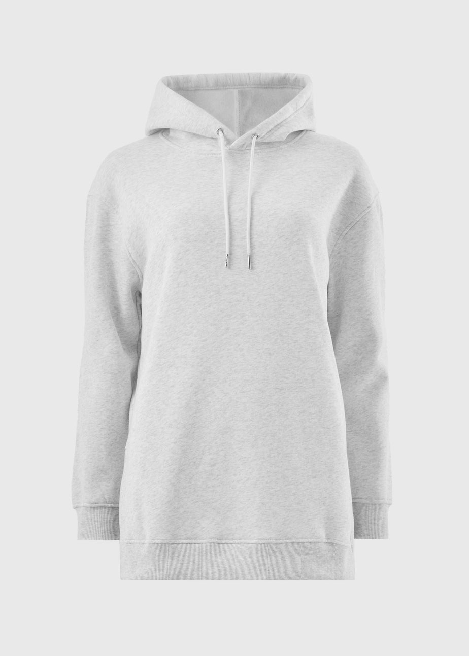 Grey Longline Hoodie