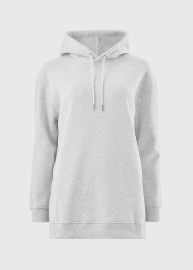 Grey Longline Hoodie