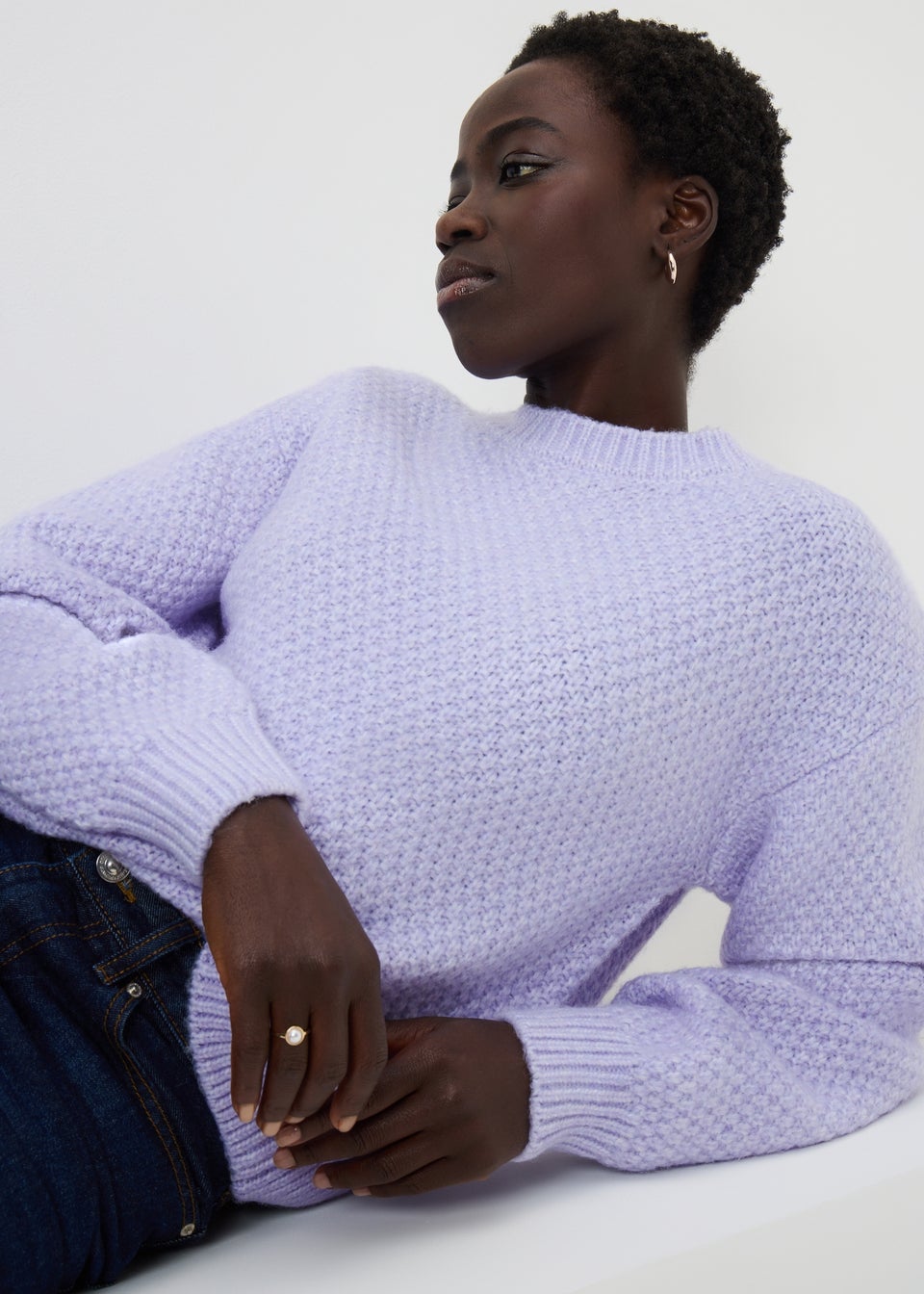 Lilac Stitch Jumper