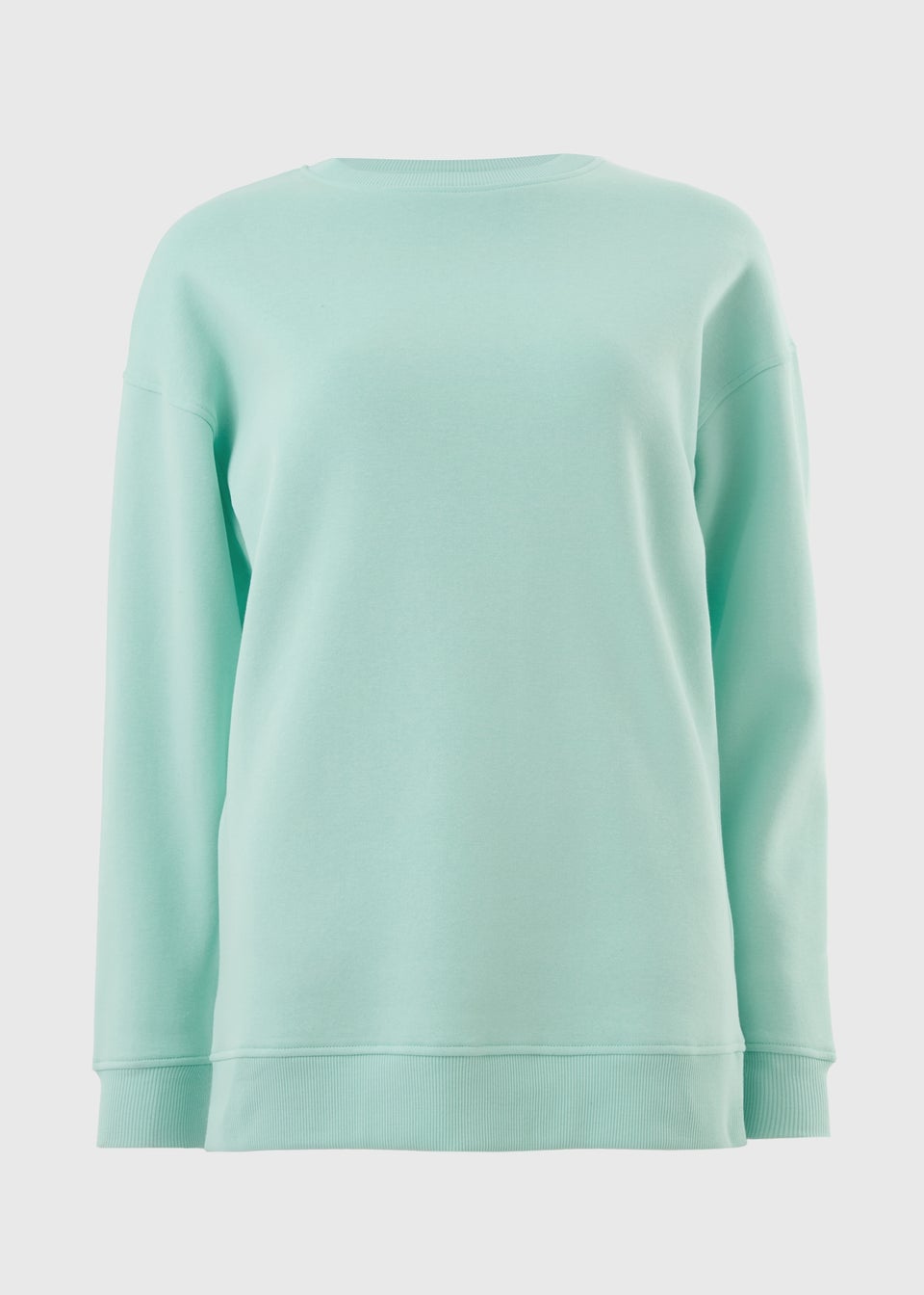 Green Longline Sweatshirt