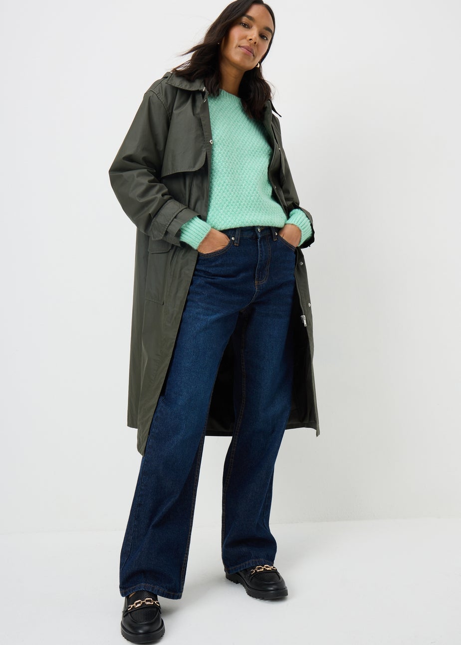 Green Stitch Detail Jumper