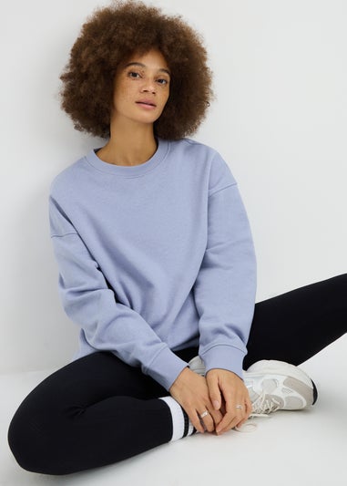 Lilac Longline Sweatshirt