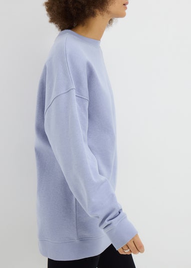 Lilac Longline Sweatshirt