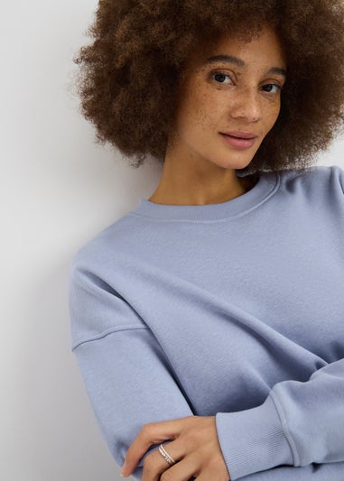 Lilac Longline Sweatshirt