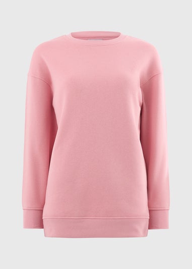 Pink Longline Sweatshirt