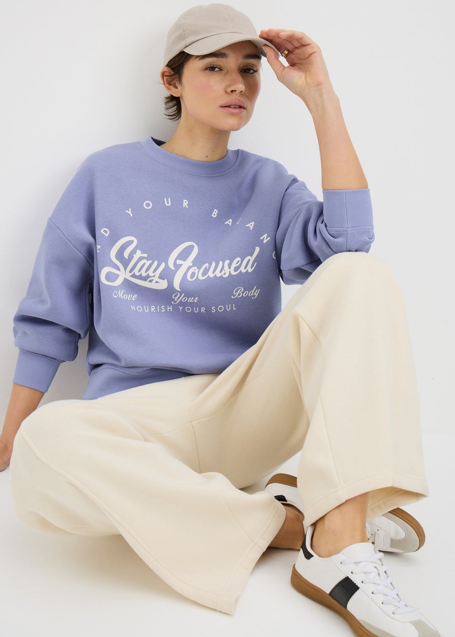Lilac Stay Focused Sweatshirt