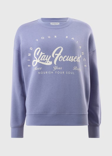 Lilac Stay Focused Sweatshirt