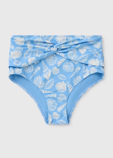 Blue Shell Shapewear Bikini Bottoms