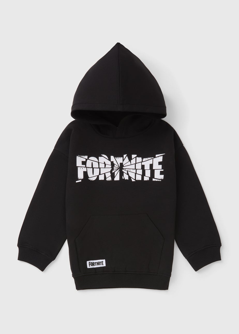 Fortnite Boys Black Hoodie (5-13yrs)