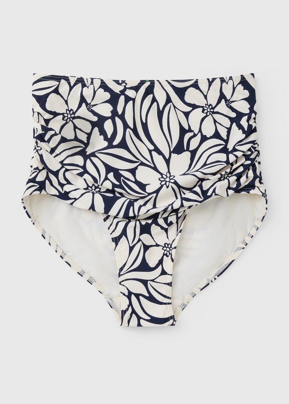 Navy Print Shapewear Bikini Bottoms