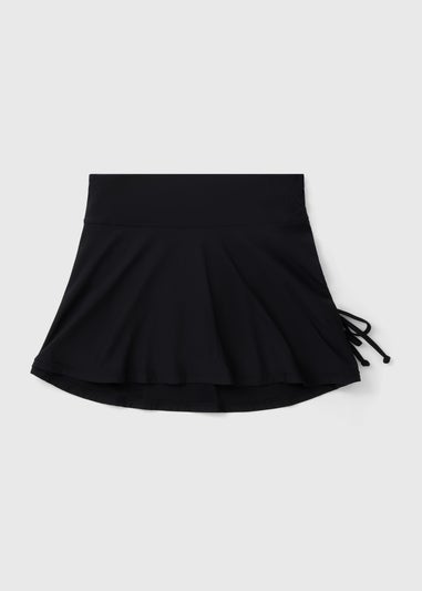 Black Shapewear Skirted Bikini Bottoms