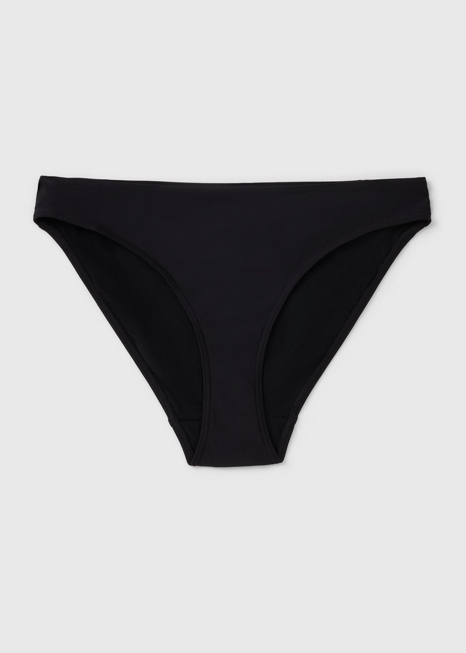 Black Shapewear High Leg Bikini Bottoms