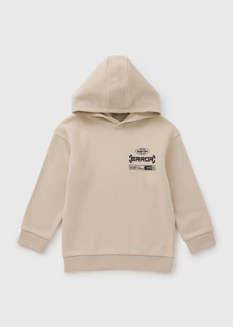 Boys Cream Graffiti Hoodie (7-15yrs)