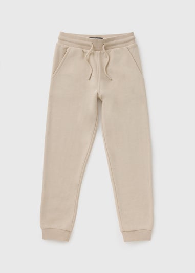 Boys Cream Jogging Bottoms (7-15yrs)