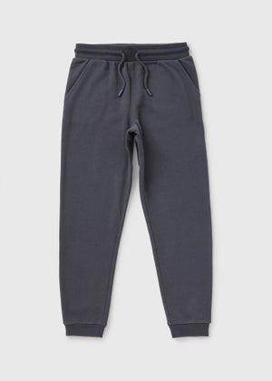 Boys Charcoal Plain Jogging Bottoms (7-15yrs)