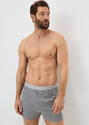 5 Pack Lossefit Mono Geometric Boxers